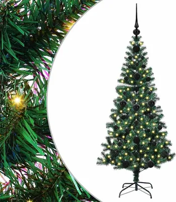 Immagine prodotto di vidaXL Albero di Natale artificiale preilluminato verde 120 cm