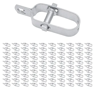 Produktbild von 100 Stück Drahtspanner feuerverzinkt 100 mm verzinkt Zaunspanner Zaun Weidezaun