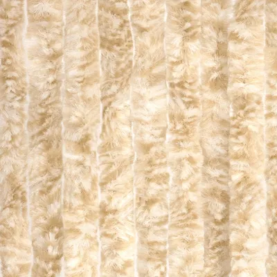 Immagine prodotto di Moritz tenda di ciniglia soffice 100 x 230 cm beige bianco tenda per porta come zanzariera per campeggio caravan