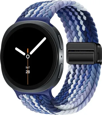 Produktbild von Magnetverschluss Nylon Armband für Samsung Galaxy Watch 8 / 8 Classic Loop Blau