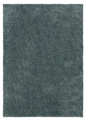 Produktbild von Waschbarer Hochflorteppich Soho Blau 15x15 cm Muster Wohnzimmer Rechteckig Rutschfest Waschbar Hochflor benuta Flauschig Plüsch Shaggy Weich