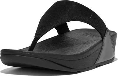 Produktbild von FITFLOP FitFlop Lulu Shimmerlux Toe-Post Sandals SCHWARZ 40