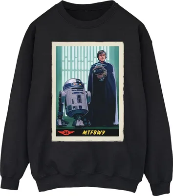 Produktbild von Star Wars - "The Mandalorian MTFBWY" Sweatshirt für Herren BI46591 (S) (Schwarz)
