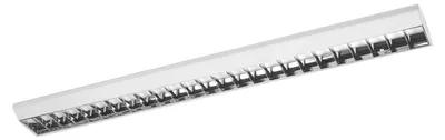 Produktbild von OSRAM Office Line Grid Curve LED Büroleuchte, 1,2m, 40W, 4000lm, 4000K, UGR<19, Click-DIM, Aluminium weiß