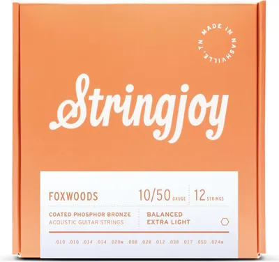 Obrázek produktu pro Stringjoy FW1024 FOXWOODS Phosphor Bronze 10-50 12-strunné struny pro akustickou kytaru