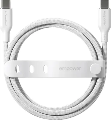 Image de empower by PanzerGlass Racing USB-C to USB-C 1.2m hvid
