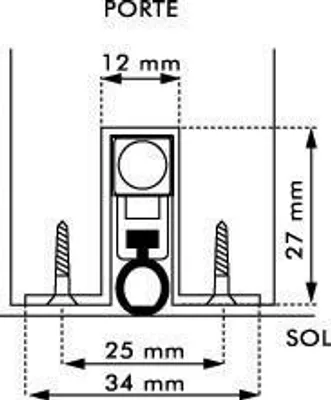 Produktbild von Ersatzdichtung für Klomatic JOURJON - Der L-Meter - 89001