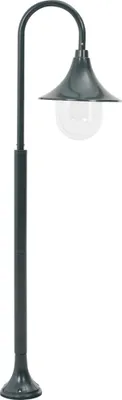 Obrázek produktu pro vidaXL Zahradní sloupek E27 120 cm Hliníkové světlo tmavě zelené barvy