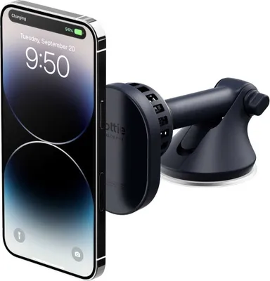 Image de iOttie Velox Pro MagSafe Magnetic Wireless CryoFlow Cooling Dash & Windshield Car Mount
