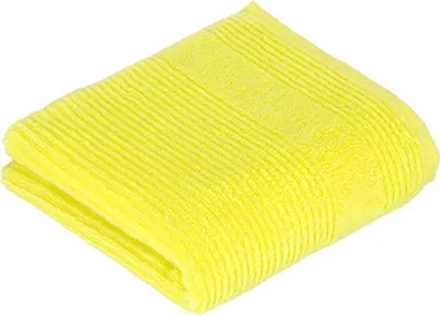 Produktbild von Vossen 119204 | Tomorrow Handtuch - Farbe: Electric Yellow - Größe: 50 x 100 cm