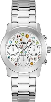 A product shot of a women's wristwatch.