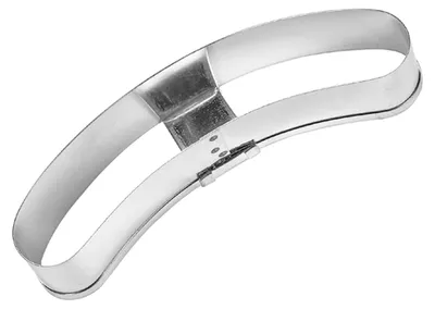 Immagine prodotto di Tagliabiscotti "Banana", acciaio inox, 160 mm