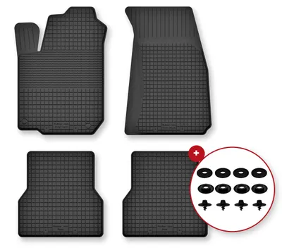 Zdjęcie produktu dla Dywaniki korytkowe do: Renault Modus 2004-2012 minivan 4 szt. ze stoperami
