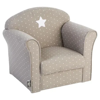 Image de Fauteuil classique pour enfants - coton, couleur foncée