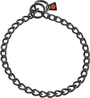 Produktbild von Sprenger Halskette, runde Glieder - Edelstahl Rostfrei schwarz, 3,0 mm, 65 cm