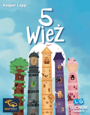 Productafbeelding van Kaartspel "5 Wież" van Lucrum Games, voor 2-4 spelers