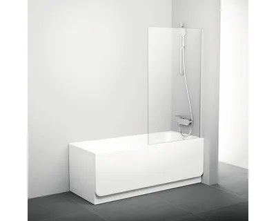 Obrázek produktu pro Zástěna na vanu RAVAK Pivot PVS1-80 satin+Transparent 79840U00Z1