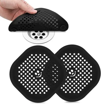 Obrázek produktu pro Silikonová odtoková hadice, balení po 2 kusech, pro sprchu, vanu, koupelnu