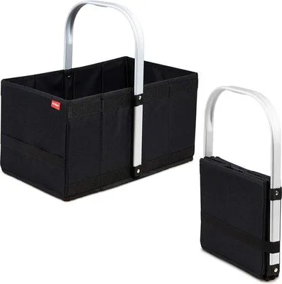 Obrázek produktu pro Handle-Box Nákupní košík s hliníkovou rukojetí Skládací nákupní košík