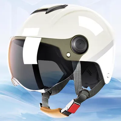Produktbild von er, offener Motorradhelm mit Sonnenvisier