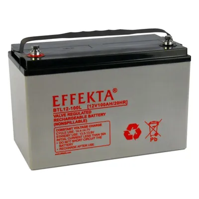 Produktbild von Effekta BTL 12-100L Blei-Vlies Akku AGM VRLA 12V 100Ah