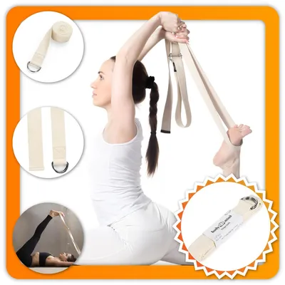 Obrázok produktu pre Bavlnený pás na jogu Body & Mind meditation blue