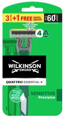 Productafbeelding van Wilkinson Quattro Essential 4 Disposables Sensitive (4 stuks)