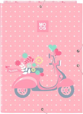 Obrázok produktu pre Krúžkový zakladač Moss Passion Farebný A4 26 x 33,5 x 2,5 cm