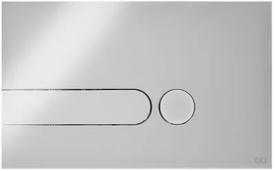 Produktbild von Spülknopf Für Koło Slim I-plate - Chrom Hochglanz - 240 X 150 X 6 Mm - Mechanisches Spülen - Ersatzteil