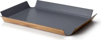 Obrázek produktu pro Continenta 2902, Klasický servírovací podnos, Obdélník, Dřevo, Šedá, Dřevo, 45 mm, 34 mm
