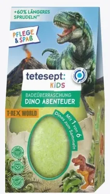 Image de Tetesept, produit pour le bain pour enfants avec surprise T-Rex World, 1 pièce