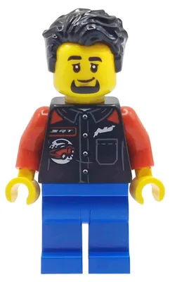 Zdjęcie produktu dla LEGO Minifigurka kierowcy Dodge Challenger SRT Hellcat (sc137) – nowa