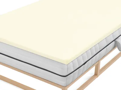 Produktbild von biberna Jersey-Elastic-Topper-Spannbetttuch 0077641 color: perlmutt, size: 1x 90x190 cm - 100x220 cm
