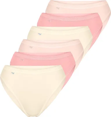 Produktbild von sloggi 6er Pack Basic+ Tai Slip Bequemer Schnitt, Perfekter Sitz, Angenehm auf der Haut