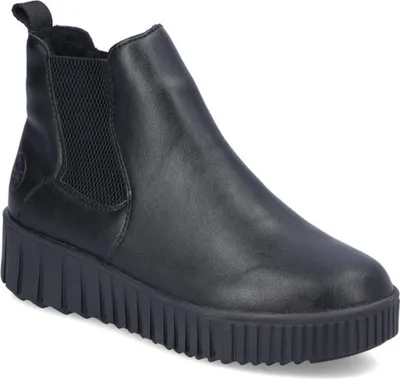 Produktbild von Rieker Damen Stiefelette mit Plateausohle - Warm- und Kalt gefüttert Y6151, Größe:40 EU, Farbe:Schwarz