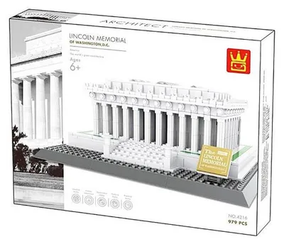 Produktbild von WANGE Lincoln Memorial of Washington, Bausatz, 6 Jahr(e), ABS, 400 Stück(e)