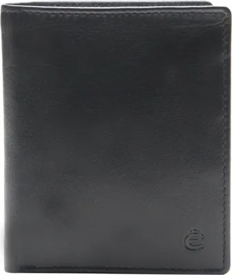 Produktbild von Esquire Leder Geldbörse Compact Wallet Black schwarz