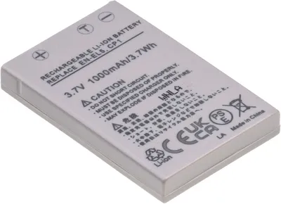 Obrázek produktu pro Baterie T6 Power pro Nikon CoolPix P500, Li-Ion, 3,7 V, 1000 mAh (3,7 Wh), šedá