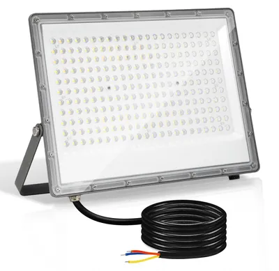 Zdjęcie produktu dla Reflektor LED zewnętrzny Peviasot, 200W, IP65, lampa przemysłowa LED z aluminium do użytku zewnętrznego, światło zimne (6000K), zestaw 1 sztuka