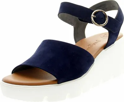 Produktbild von Paul Green Keilsandaletten Damen 38362D37333636 Blau 40 1/2 EU