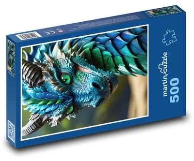 Obrázek produktu pro martinpuzzle - Puzzle 500 - Barevný malovaný drak