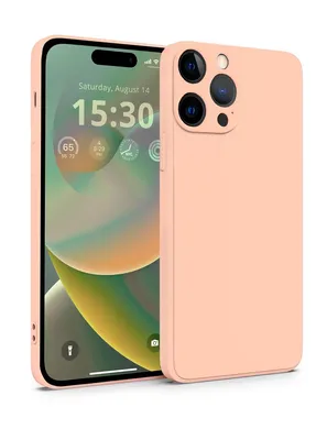 Produktbild von MyGadget Silikon Hülle Kompatibel mit Apple iPhone 14 Pro - robuste Schutzhülle TPU Case Slim Silikonhülle - Back Cover Kratzfest Handyhülle - Matt Rosa