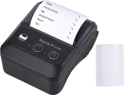 Produktbild von Aibecy Bluetooth 58-mm-2-Zoll-Thermoempfangsdrucker Mini-USB-Rechnung POS-Unterstützung für mobile Drucker ESC / POS-Druckbefehl Kompatibel mit Android / iOS / Windows Labelprinter