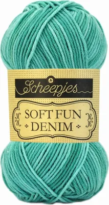 Produktbild von Scheepjes Softfun Denim 50g Grün 517