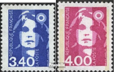 Produktbild von Briefmarken Frankreich 1991 Mi 2851-2852 (kompl.Ausg.) postfrisch Marianne