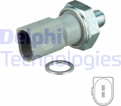 Obrázok produktu pre DELPHI SW90053 Spínač tlaku oleja, snímač tlaku oleja pre vozidlá: AUDI A4 Avant (8K5, B8), AUDI A6 Avant (4G5, 4GD, C7), AUDI A6 Avant (4F5, C6), AUDI Q5 (8RB), AUDI A5 Sportback (8TA)