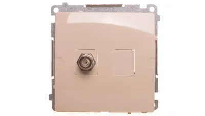 Produktbild von Kontakt-Simon BMAF1.01/12, Beige, Kunststoff, IP20, 75 mm, 43 mm, 75 mm