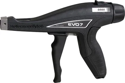 Produktbild von Hellermann Tyton EVO7, Manuelles Verarbeitungswerkzeug, Schwarz, Kunststoff, 4,8 mm, 1,5 mm, 1 Stück(e)