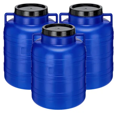 Produktbild von Set 40 Liter Futtertonne BPA-frei Lebensmittel-Fass Regentonne GD-0127