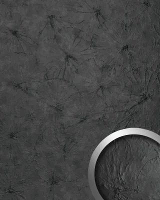Immagine prodotto di Pannello da parete WallFace STRUCTURE 24963 con motivi vegetali in rilievo antracite semilucido 2,6 m2